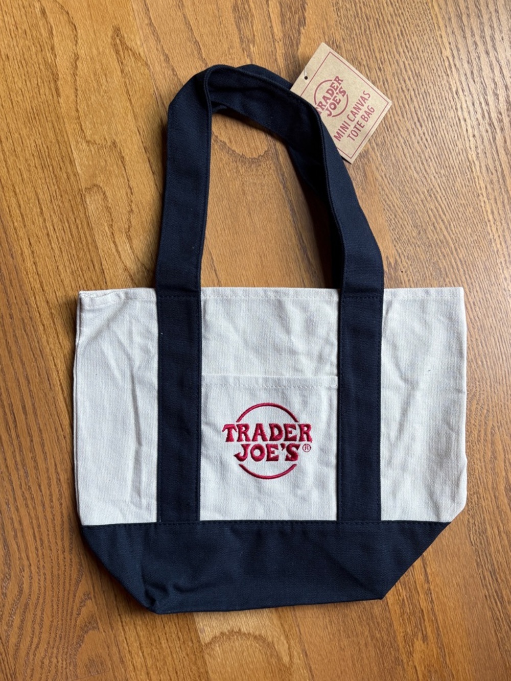 Trader Joe’s Navy Mini Tote Brand New